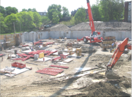 ISBCC construction underway (2004). Photo: Archived ISBCC website.