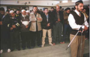 Imam Basyouny Nehela during the early decades of ISB Cambridge. Photo courtesy of ISB Cambridge Archives.
